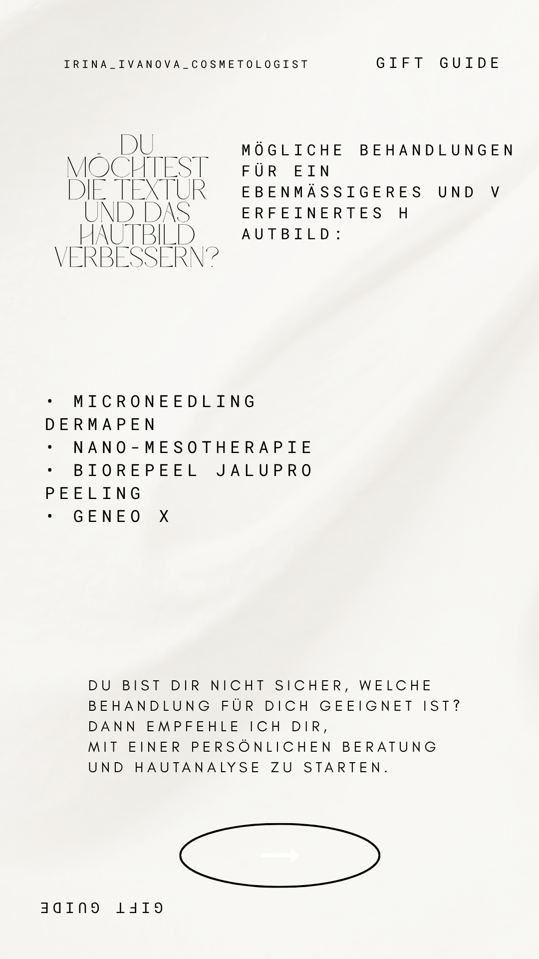 Hauttextur und Hautbild